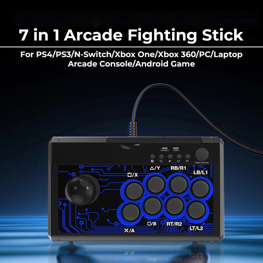 7 IN 1 Arcade Fighting Stick