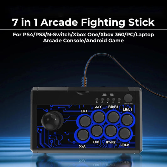 7 IN 1 Arcade Fighting Stick