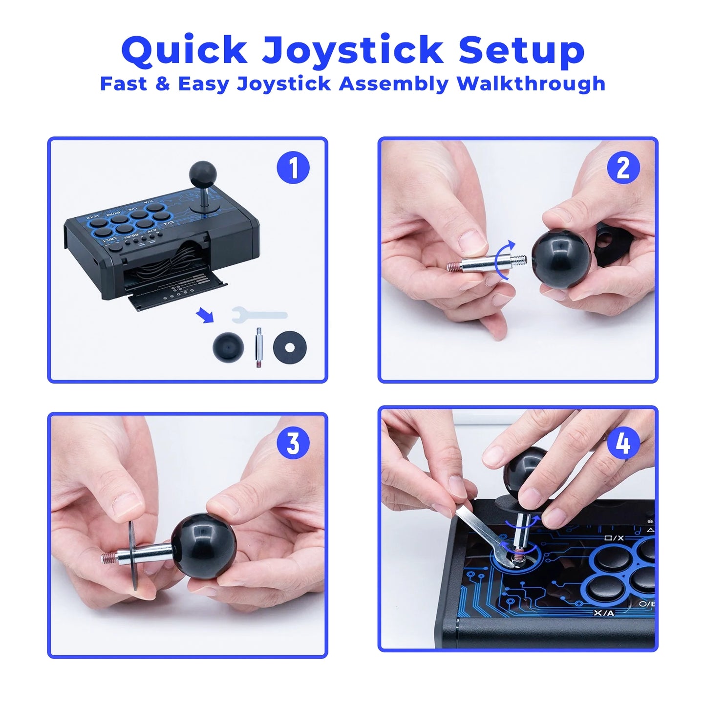 7 IN 1 Arcade Fighting Stick
