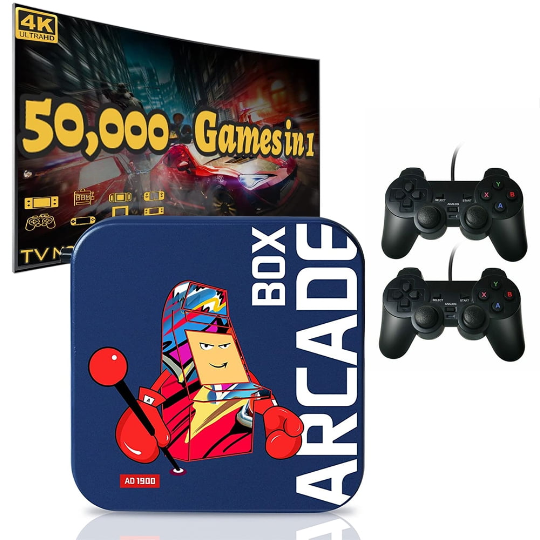 Boot Box Game 60 Consoles in 1, 100,000+ Games, Retrogaming – Arcade Box